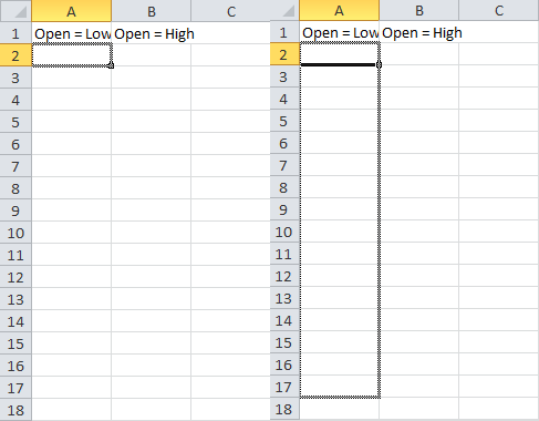 Excel Trading System