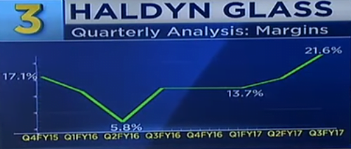 Haldyn Glass Ltd Margins