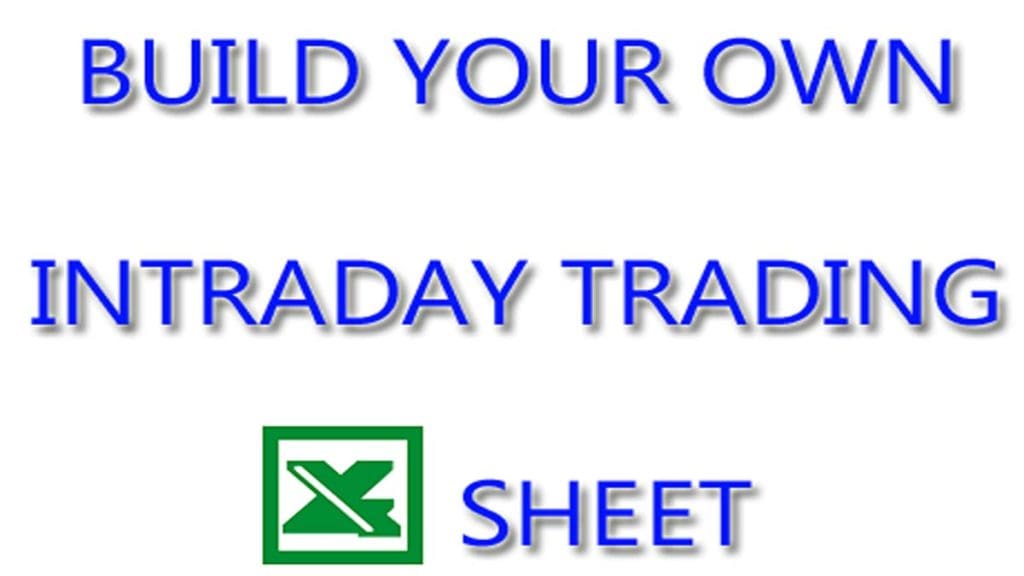 Intraday Trading Excel Sheet