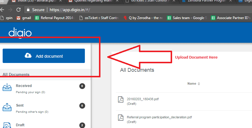 Login To Digio With Aadhar