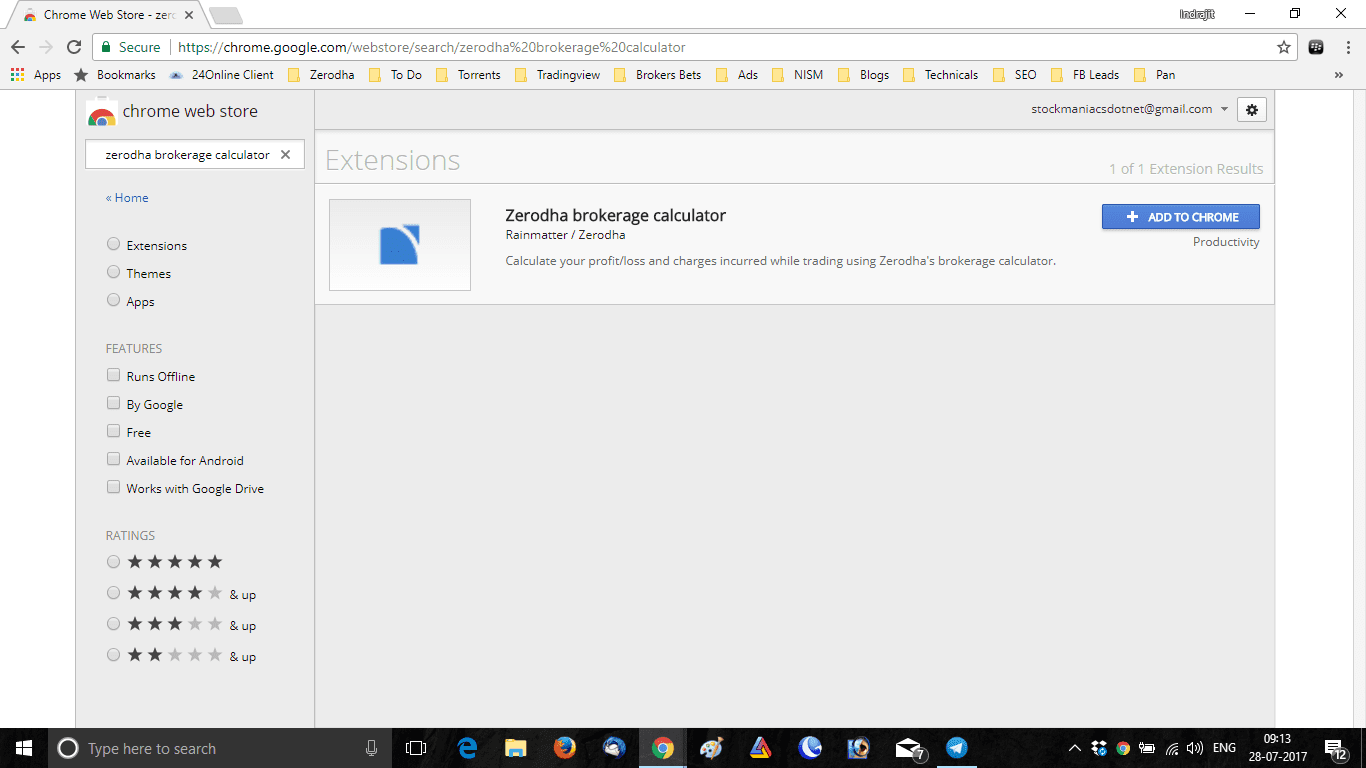 Chrome Webstore