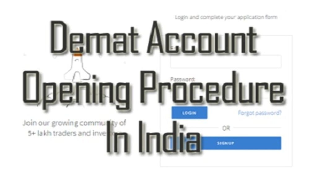 Demat account opening procedure in india