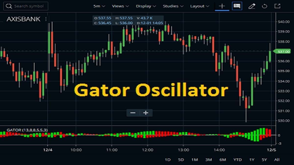 Gator Oscillator in Zerodha Kite Indicator