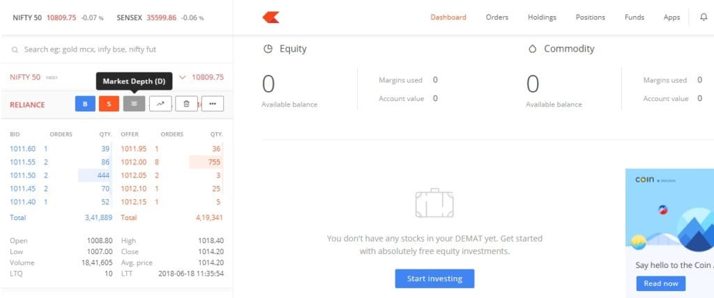 Zerodha Kite 3.0 - Login, Demo, Download, Tutorial - StockManiacs