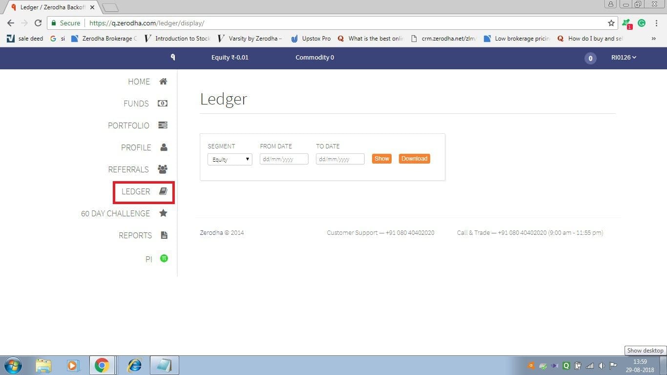 Q Backoffice Ledger