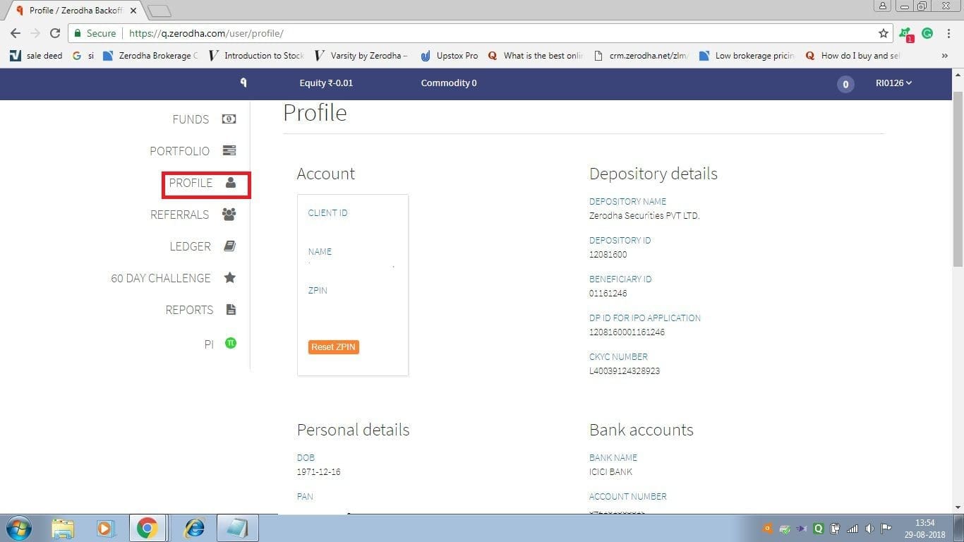 Backoffice Profile