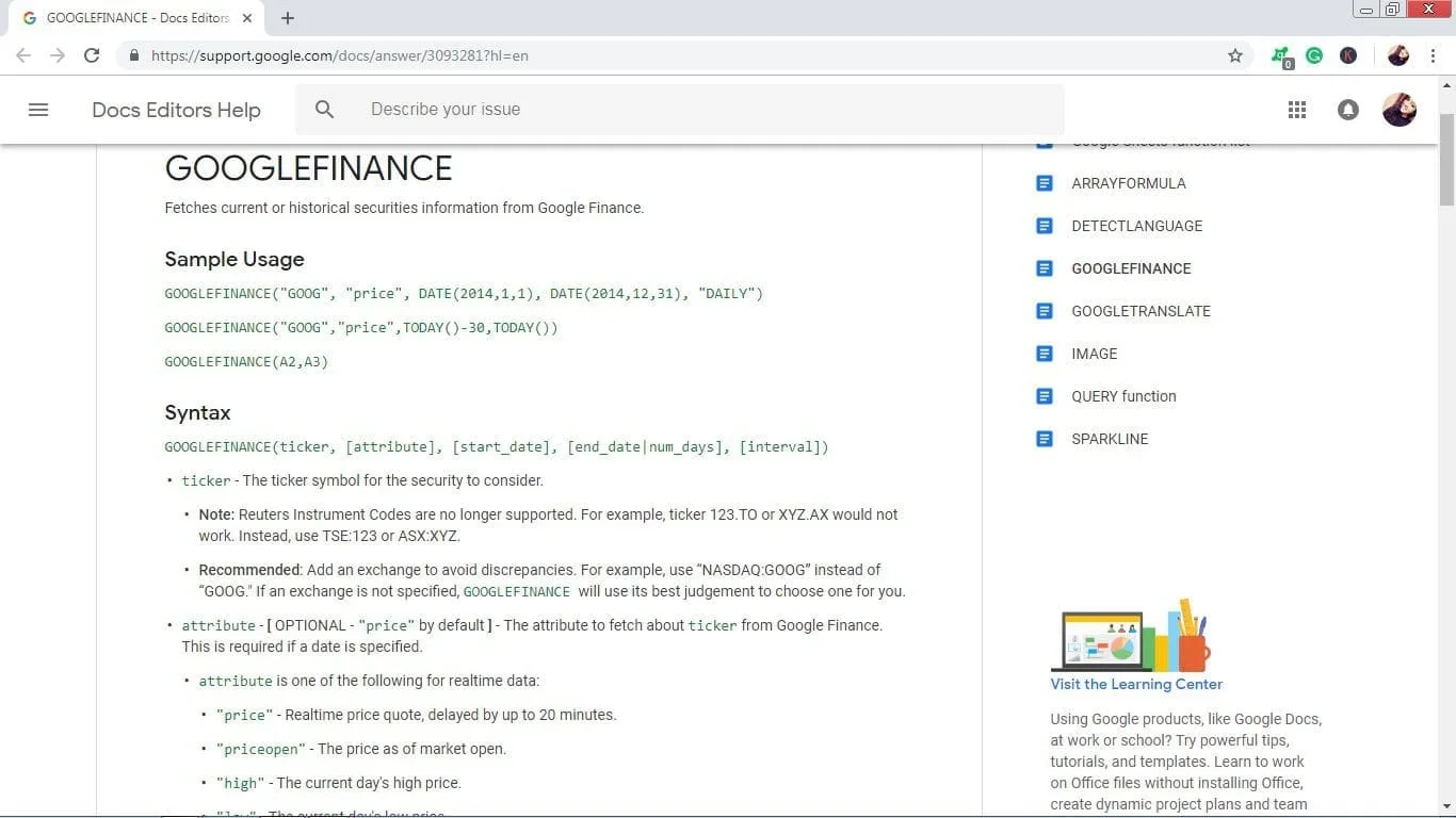 Google Finance for Indian Stocks: A Basic Tutorial - StockManiacs