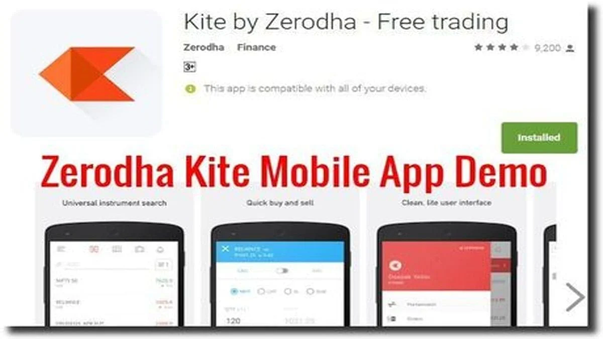 Zerodha Kite Mobile App Demo and Full Review Zerodha Kite Mobile App Demo