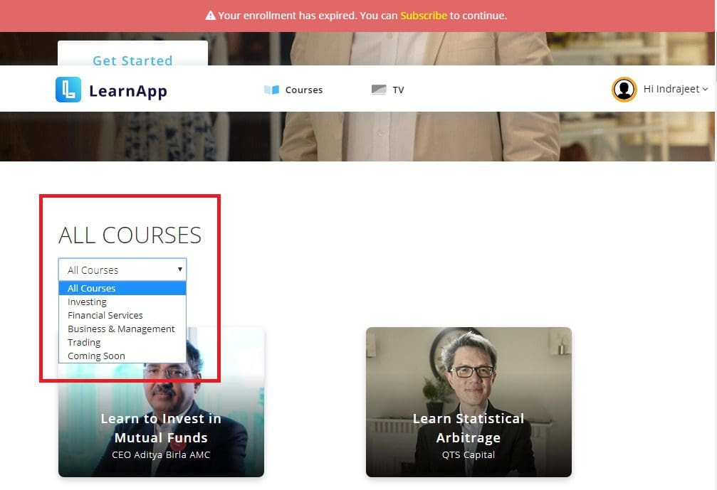 Learnapp Courses List