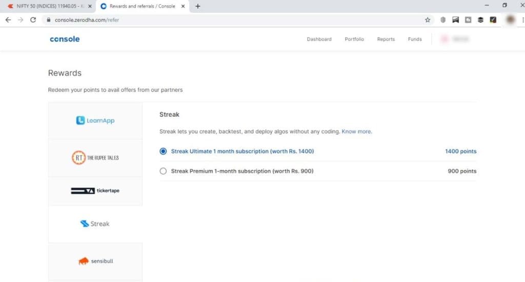 Refer and Earn in Zerodha