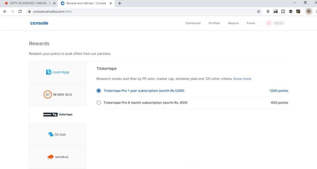 Zerodha Referral Benefits
