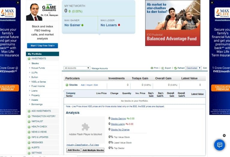 Create a Moneycontrol Portfolio with Good Value Stocks StockManiacs