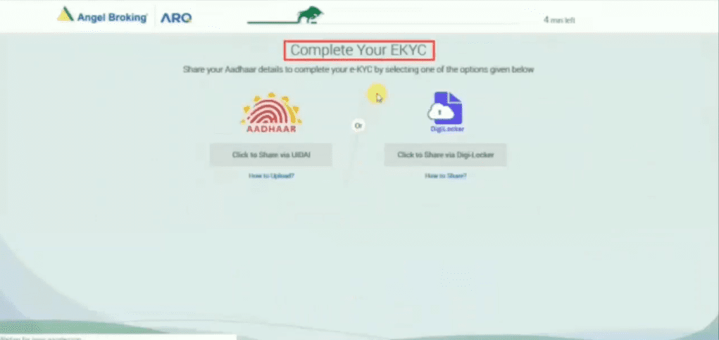 EKYC angel broking