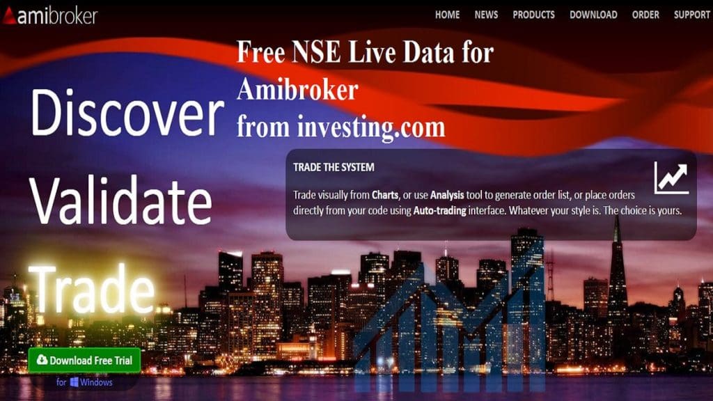 Free NSE Live Data for Amibroker from investing.com