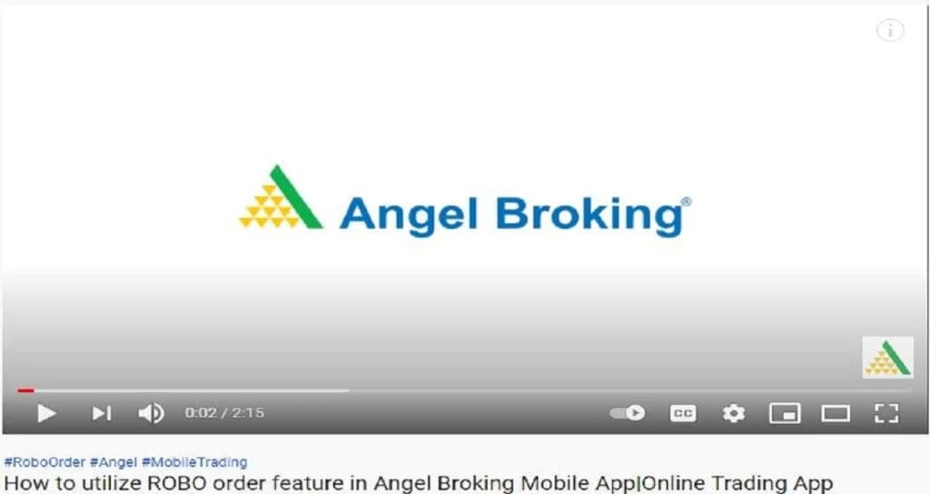 Robo Order in Angel Broking