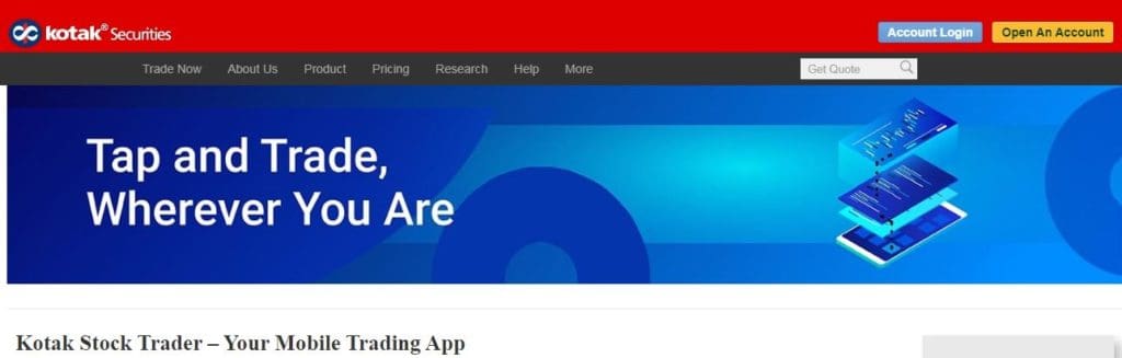 kotak securities brokerage charges