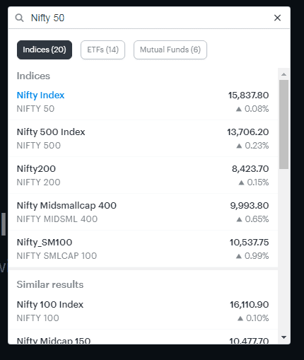 Tickertape.in the fundamental stock screener