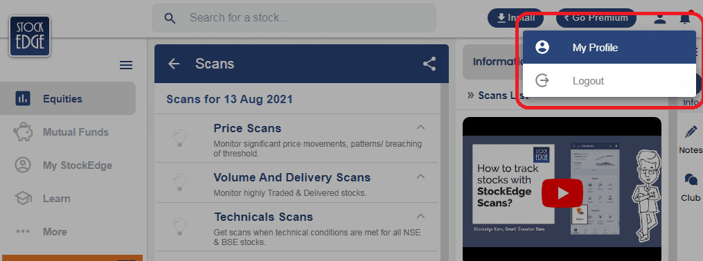 Stockedge Premium