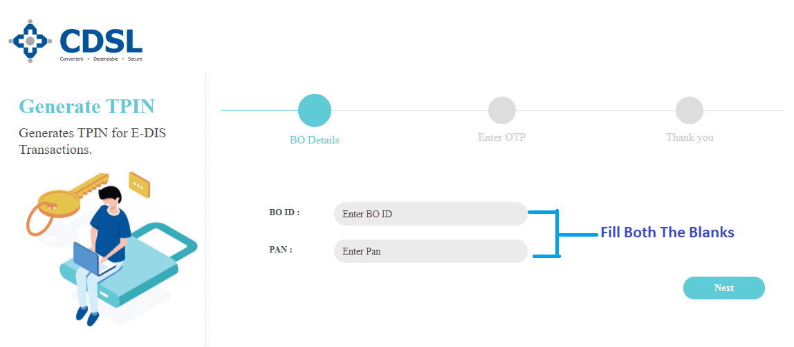 Zerodha's CDSL TPIN