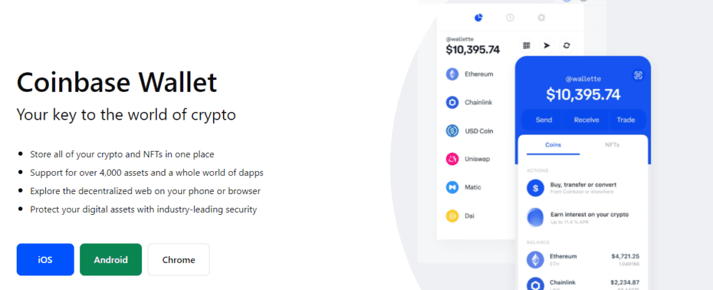 coinbase login wallet