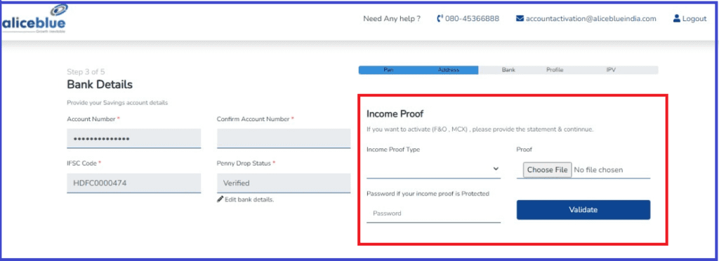 Aliceblue Trading Account