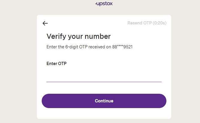 Upstox Login