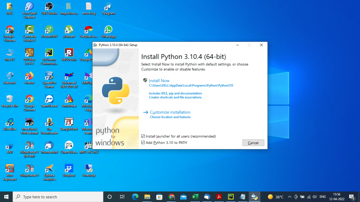Python for Trading - The 1st Step - Setup and Installation - StockManiacs
