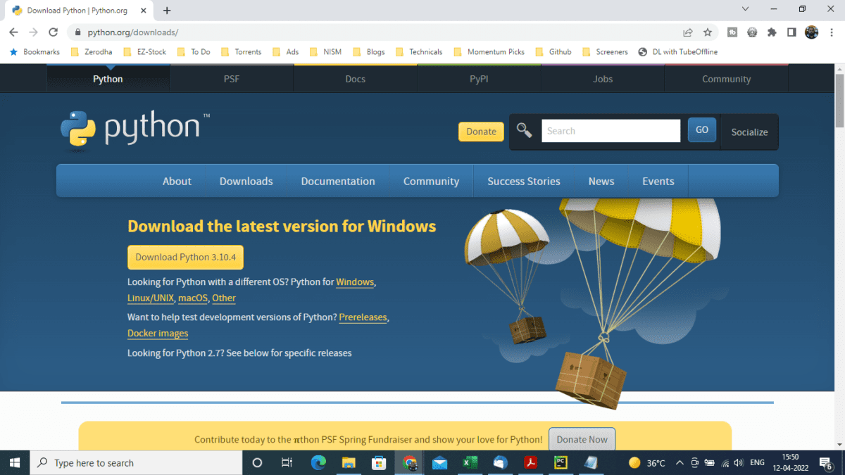Python for Trading - The 1st Step - Setup and Installation