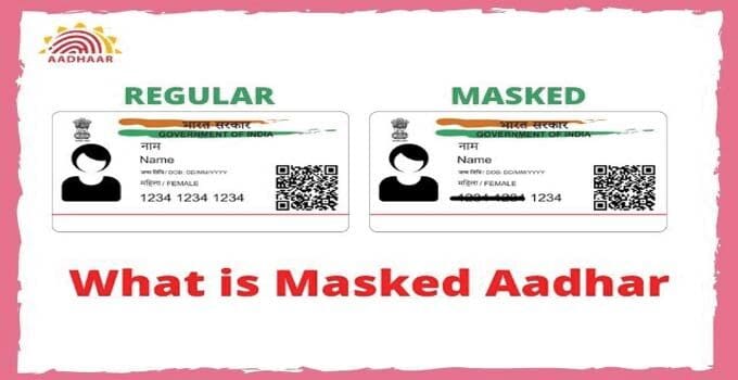 Masked Aadhar Card