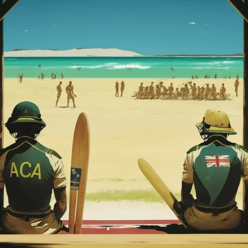 Imagine a Cricket Match