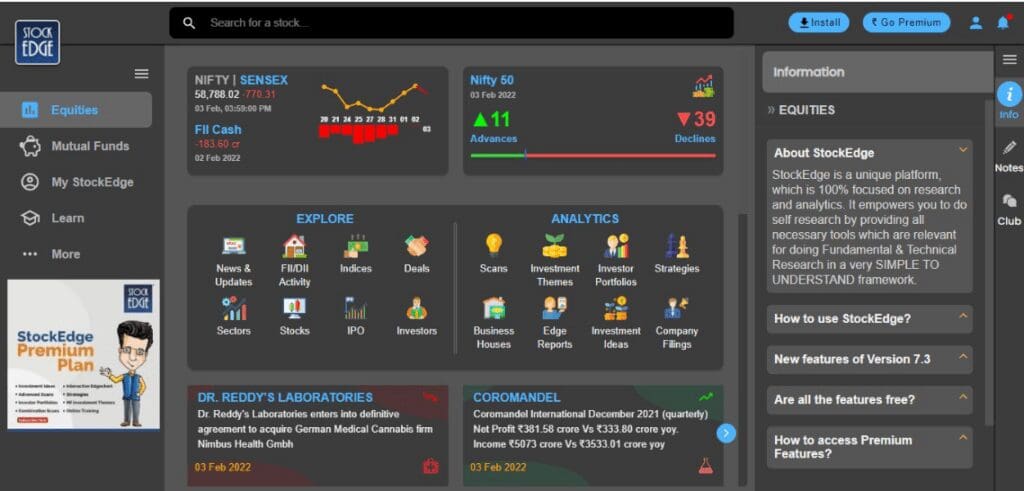 StockEdge App
