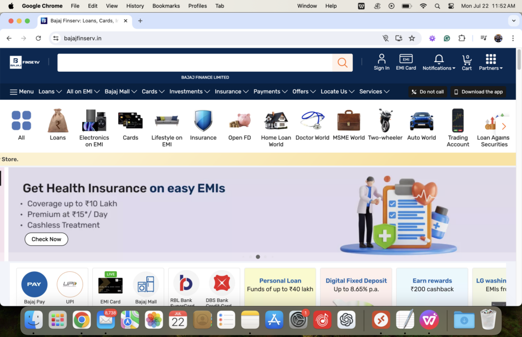 Bajaj Finserv Products