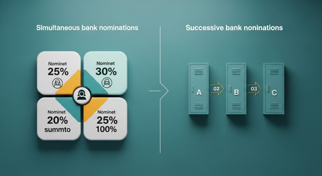 Simultaneous vs successive bank nomination visual, 16:9