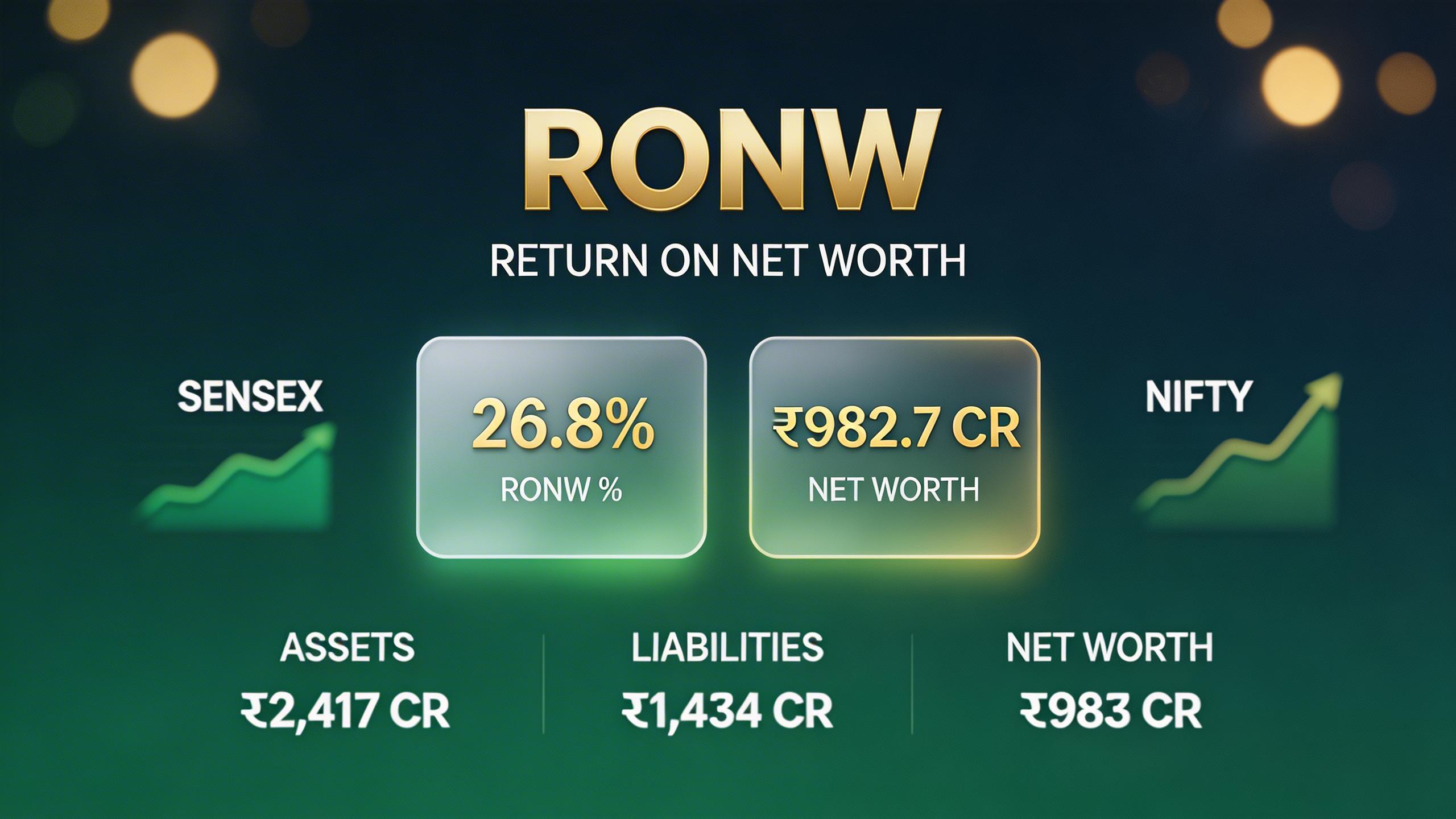 RONW full form — Return on Net Worth meaning, formula and stock market guide for Indian investors