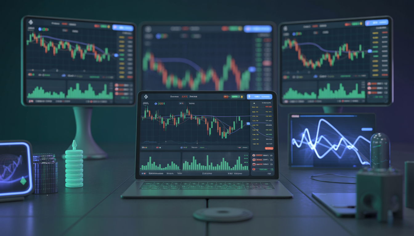 Live Crypto Market Dashboard With Charts And Indicators